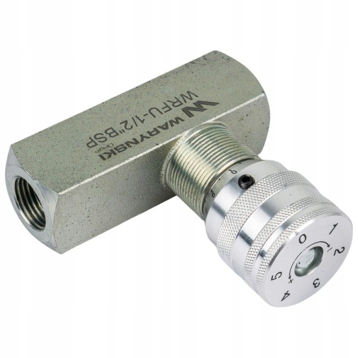 Zawor-dlawiaco-zwrotny-WRFU-90-M30x1-5-1-2-BSP-Warynski Zawór dławiąco-zwrotny WRFU 90 M30x1,5 1/2" BSP Waryński