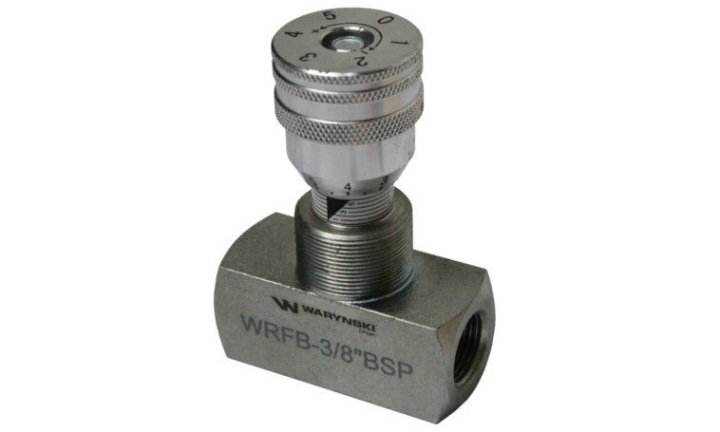Zawor-dlawiacy-3-8-BSP-WRFB-90-Warynski Zawór dławiący 3/8" BSP WRFB 90 Waryński