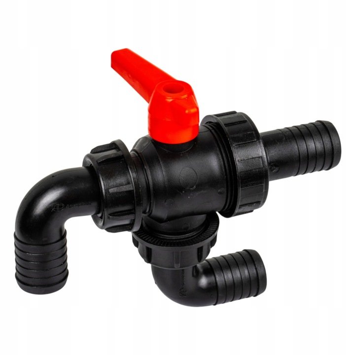 Zawor-kulowy-3-drozny-na-waz-32mm-bez-mocowania-Agroplast Zawór kulowy 3 drożny na wąż 32mm / bez mocowania / Agroplast