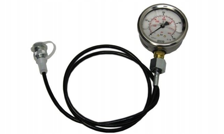 Zestaw-diagnostyczny-cisnienia-Hydrauliki-Silowej-w-Ciagniku-Manometr Zestaw diagnostyczny ciśnienia Hydrauliki Siłowej w Ciągniku +Manometr