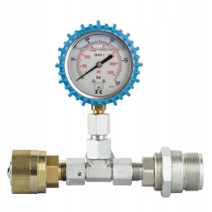 Zestaw pomiaru ciśnienia hydrauliki skręcany M36x1,5 0-250BAR