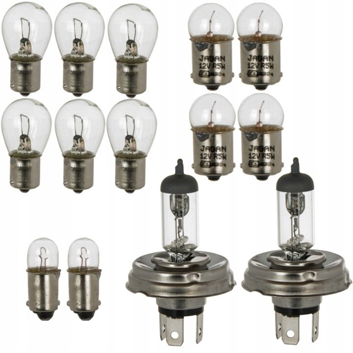 Zestaw żarówek do lamp H-4 C-385 C-360 3P C-4011