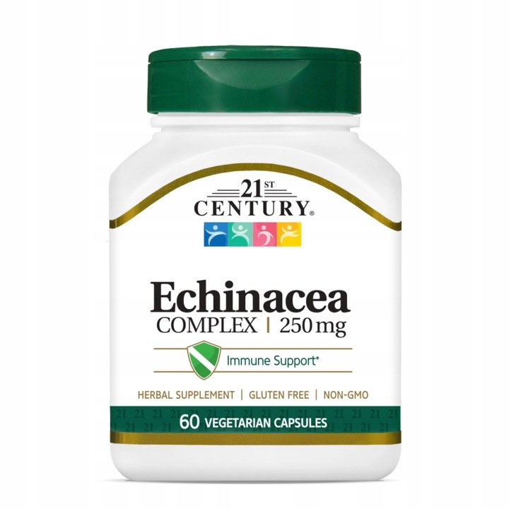 21st Century Echinacea Complex 250mg - Echinacea 60 kapsułek