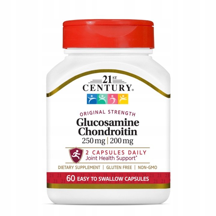 21st Century Glucosamine Chondroitin 250mg / 200mg - - 60 caps