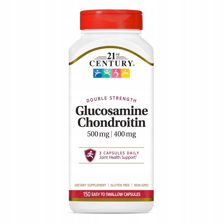 21st Century Glucosamine Chondroitin 500mg/400mg -Double Strength - 150 cap
