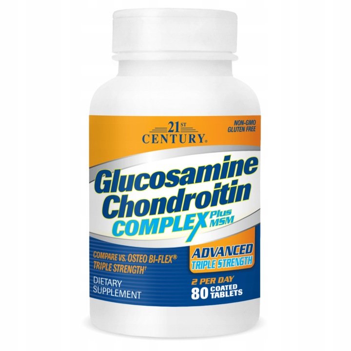 21st Century Glucosamine Chondroitin Complex Plus MSM - - с 80 tabs