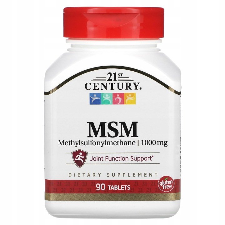 21st Century, MSM, 1000 mg, 90 tabletek