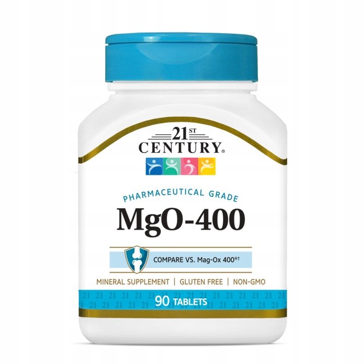 21st Century MgO-400 - Magnez 90 tabletek