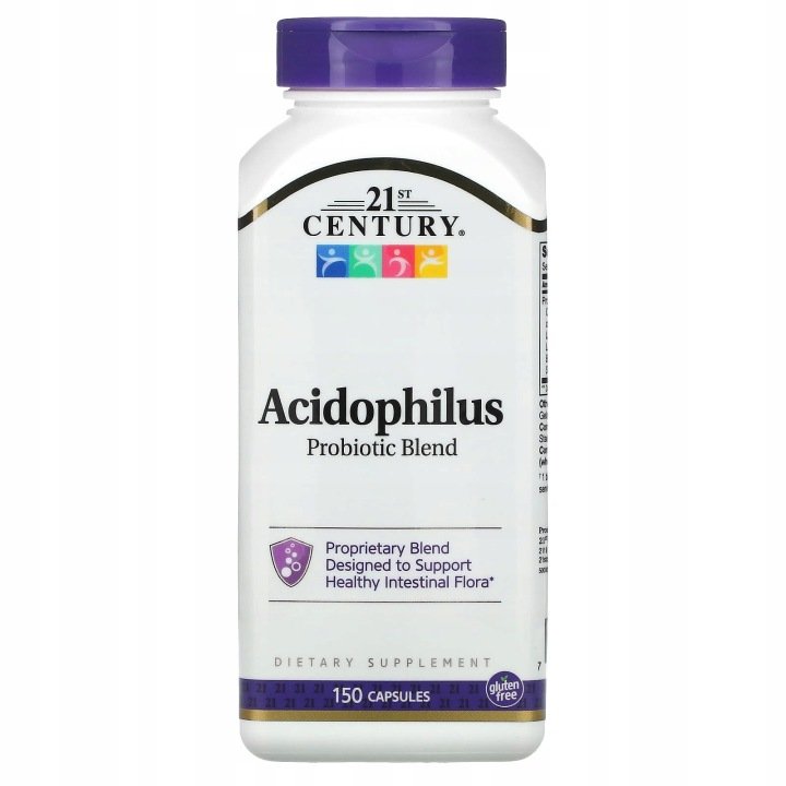 21st Century, Mieszanka probiotyczna Acidophilus, 150 kapsułek