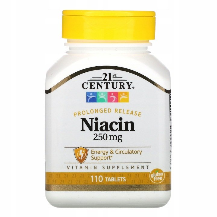 21st Century NIACYNA 250 MG WITAMINA B3 110 tabletek