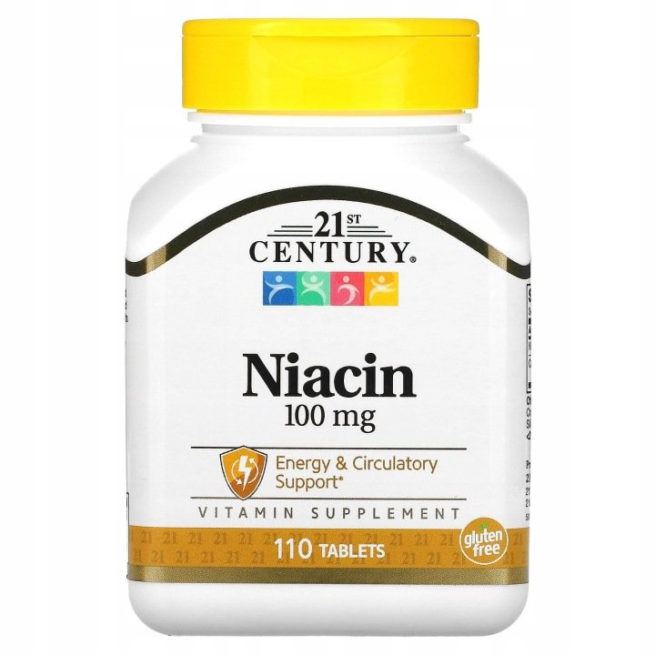 21st Century, Niacyna, 100 mg, 110 tabletek