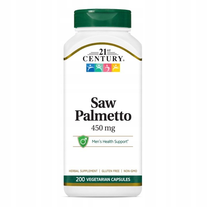 21st Century Saw Palmetto 450 mg - Saw Palmetto 200 kapsułek