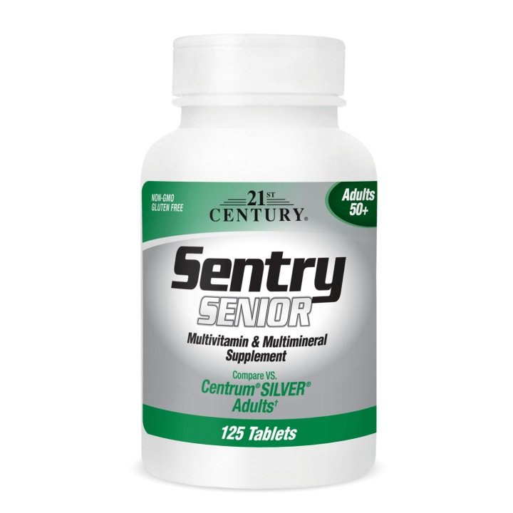21st Century Sentry Senior - Multiwitaminy i multiminerale 125 tabletek