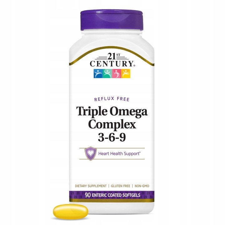 21st Century Triple Omega Complex 3-6-9 Reflux Free - 90sfgel