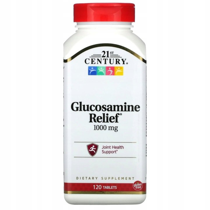 21st-Century-Ulga-glukozaminy-1000-mg-120-tabletek 21st Century, Ulga glukozaminy, 1000 mg, 120 tabletek