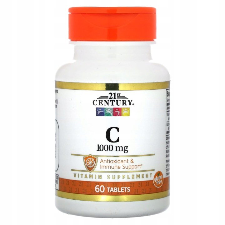 21st-Century-Witamina-C-1000-mg-60-tabletek 21st Century, Witamina C, 1000 mg, 60 tabletek