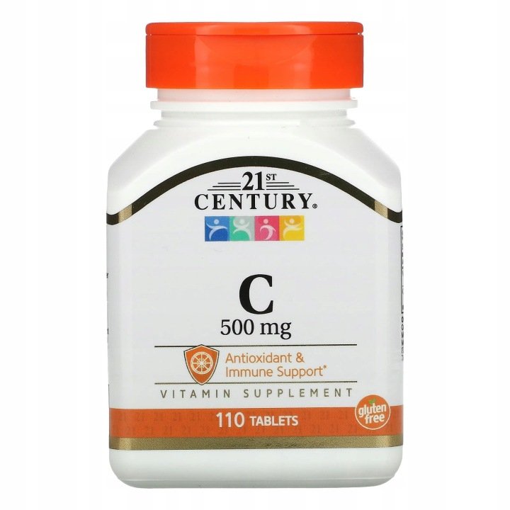 21st-Century-Witamina-C-500-mg-110-tabletek 21st Century, Witamina C, 500 mg, 110 tabletek