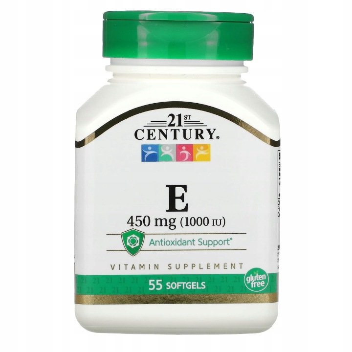 21st-Century-Witamina-E-450-mg-1000-j-m-55-kapsulek-miekkich 21st Century, Witamina E, 450 mg (1000 j.m.), 55 kapsułek miękkich