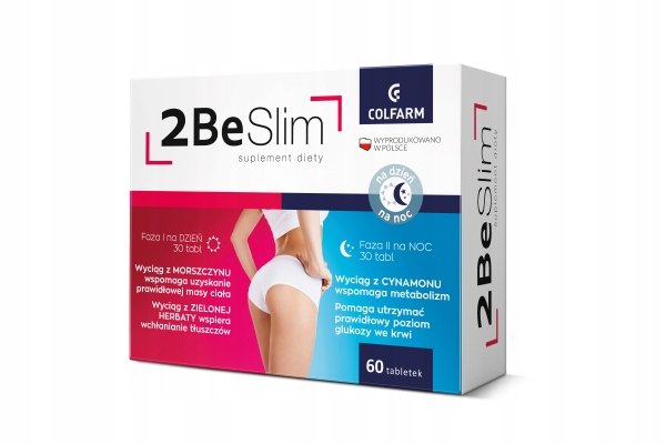 2BE Slim, 60 tabletek (30 na dzień + 30 na noc)