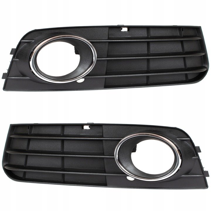 2x Atrapa Kratka Zderzaka Lewa + Prawa KPL do AUDI A4 B8 2007-2011