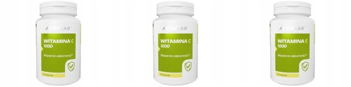 3x 30kapsułek ACTIVLAB Witamina C 1000 KARTON