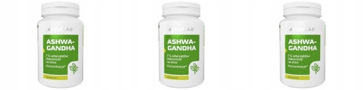 3x 30tabletek ACTIVLAB Ashwagandha KARTON