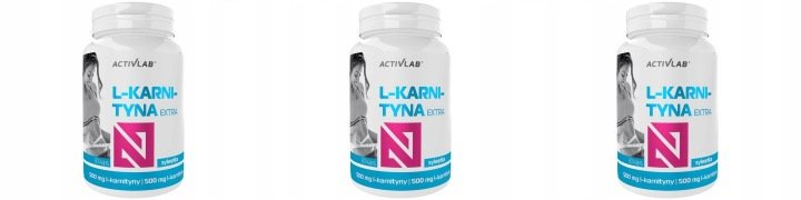 3x 30tabletek ACTIVLAB L-karnityna Ekstra KARTON
