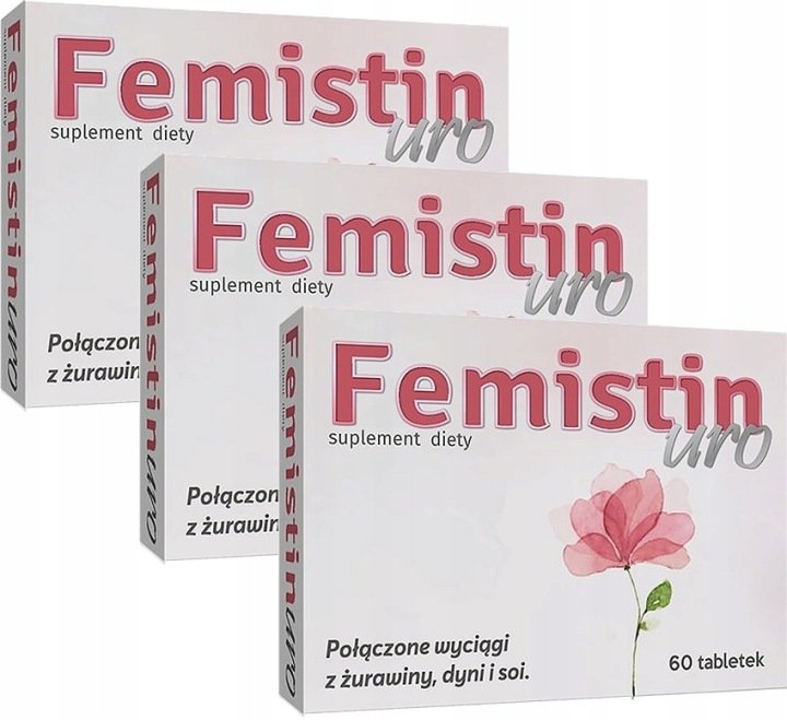 3x Alg Pharma Femistin URO 60 tabletek
