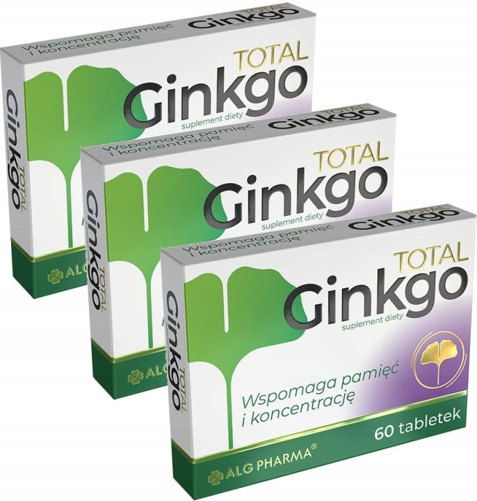 3x-Alg-Pharma-Total-Ginkgo-60-tabletek 3x Alg Pharma Total Ginkgo 60 tabletek