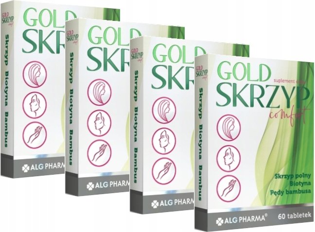 4x-Alg-Pharma-GOLD-Skrzyp-Comfort-60-tabletek 4x Alg Pharma GOLD Skrzyp Comfort 60 tabletek