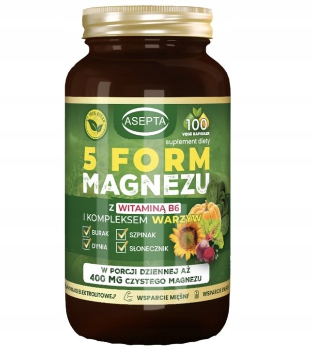 5-form-magnezu-DLA-WSPARCIA-UKLADU-NERWOWEGO-MIESNI-100-kapsulekAsepta 5 form magnezu DLA WSPARCIA UKŁADU NERWOWEGO, MIĘŚNI 100 kapsułekAsepta