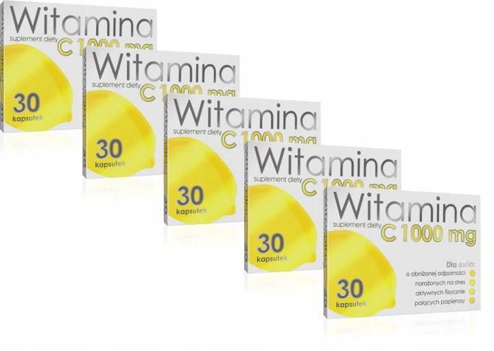 5x-Alg-Pharma-Witamina-C-1000-mg-30-kapsulek 5x Alg Pharma Witamina C 1000 mg 30 kapsułek