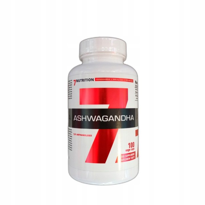 7NUTRITION-ASHWAGANDHA-666MG-100-KAPSULEK 7NUTRITION ASHWAGANDHA 666MG 100 KAPSUŁEK