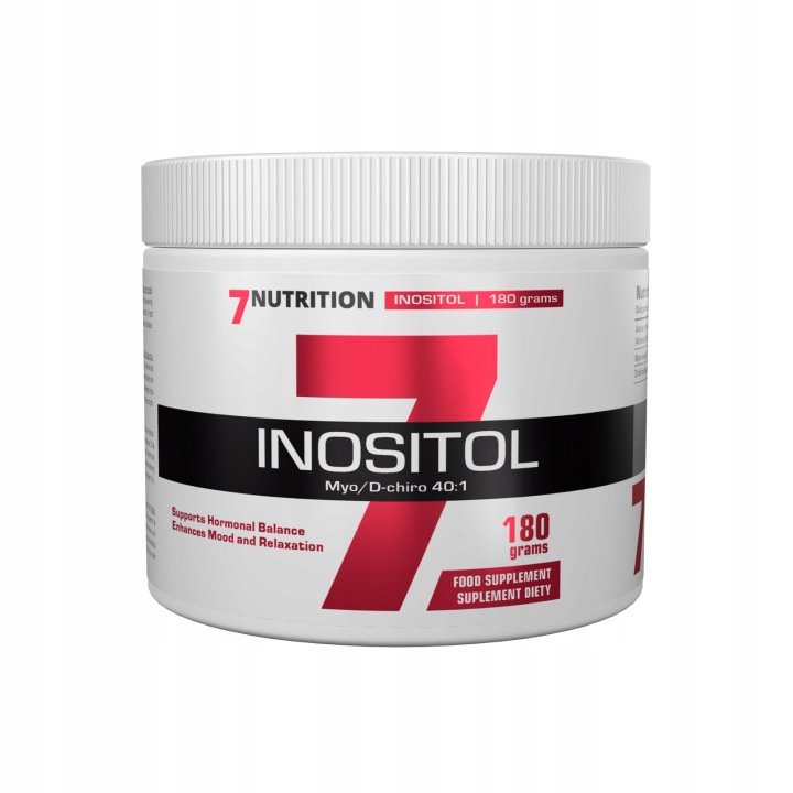 7NUTRITION-INOSITOL-180G-INOZYTOL-MYO-D-CHIRO-UKLAD-NERWOWY-STRES 7NUTRITION INOSITOL 180G INOZYTOL MYO D-CHIRO UKŁAD NERWOWY STRES