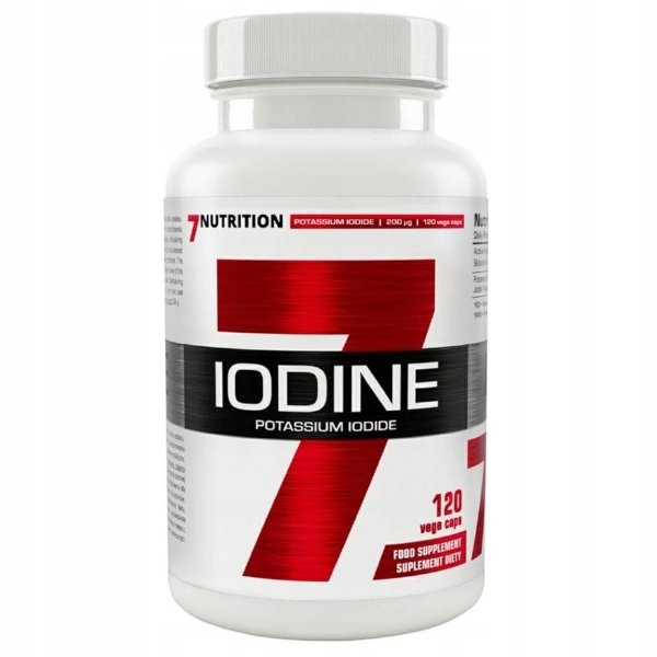 7NUTRITION-IODINE-JODEK-POTASU-VEGE-TARCZYCA-PAMIEC-I-KONCENTRACJA120k 7NUTRITION IODINE JODEK POTASU VEGE TARCZYCA PAMIĘĆ I KONCENTRACJA120k