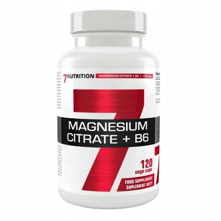 7NUTRITION-MAGNESIUM-CITRATE-B6-120KAPS 7NUTRITION MAGNESIUM CITRATE+B6 120KAPS
