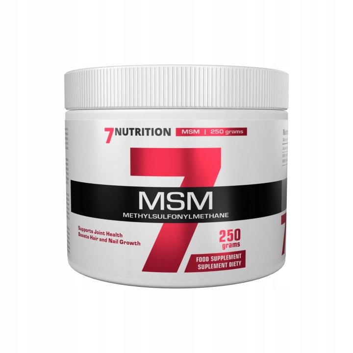 7NUTRITION-MSM-250G-METYLOSULFONYLOMETAN-REGENERACJA-TKANKI-CHRZASTNEJ 7NUTRITION MSM 250G METYLOSULFONYLOMETAN REGENERACJA TKANKI CHRZĄSTNEJ