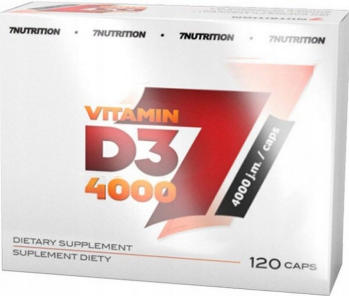 7NUTRITION-VITAMIN-D3-4000-120K-ZDROWIE-SILA-KOSCI-MIESNIE-ZEBY-ODPORNOSC 7NUTRITION VITAMIN D3 4000 120K ZDROWIE SIŁA KOŚCI MIĘŚNIE ZĘBY ODPORNOŚĆ
