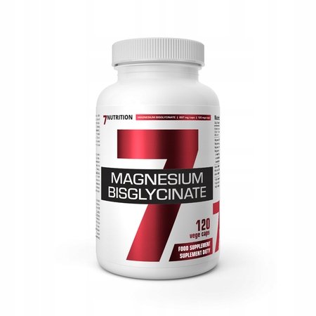 7Nutition-Magnesium-Bisglycinate-120-kaps 7Nutition Magnesium Bisglycinate 120 kaps.