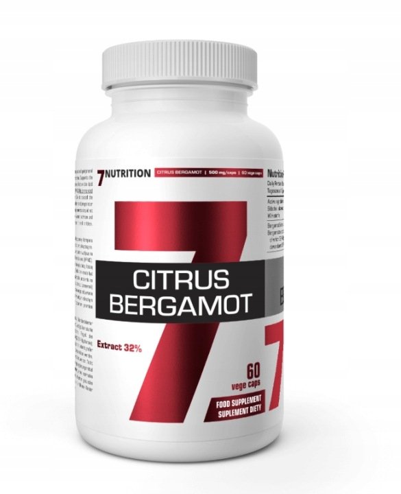 7Nutrition-Citrus-Bergamot-500mg-32-60-vcaps-Ekstrakt-z-Bergamotki-Stres 7Nutrition Citrus Bergamot 500mg 32% 60 vcaps. Ekstrakt z Bergamotki Stres