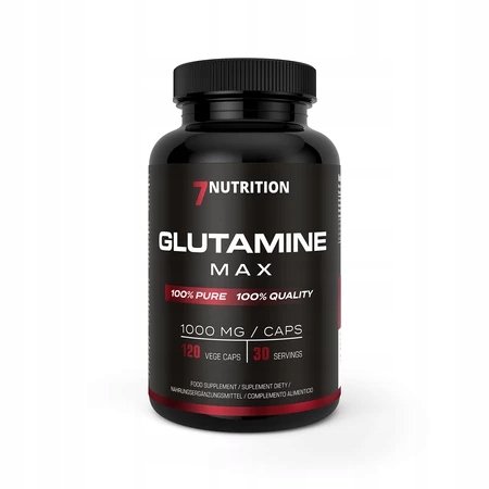 7Nutrition-Glutamine-Max-1000mg-120-kaps 7Nutrition Glutamine Max 1000mg 120 kaps.