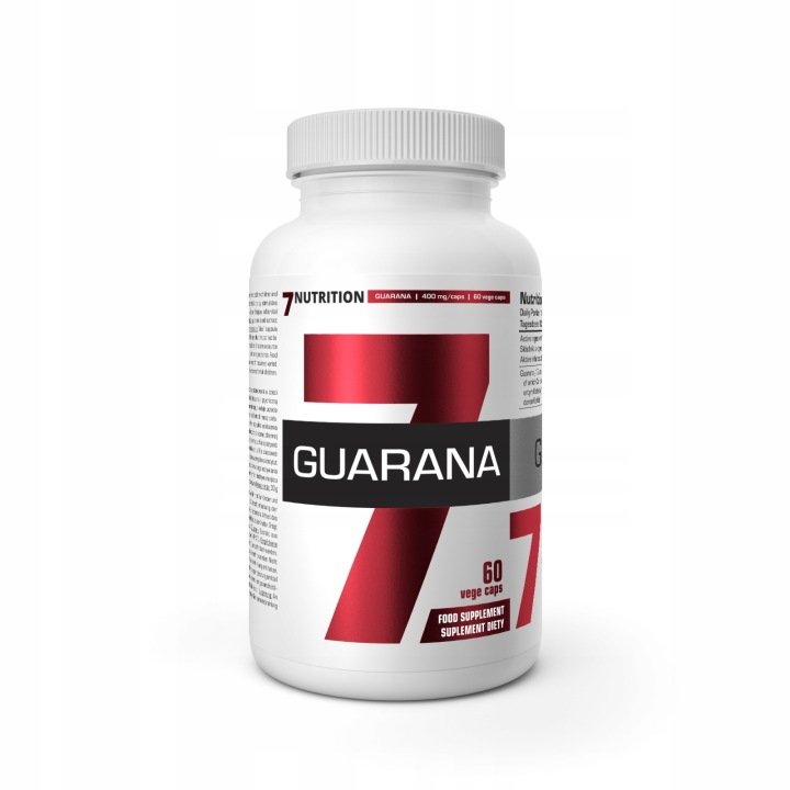 7Nutrition-Guarana-60Caps-Naturalna-Kofeina-Energia-Koncentracja-Metabolizm 7Nutrition Guarana 60Caps Naturalna Kofeina Energia Koncentracja Metabolizm