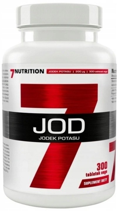 7Nutrition-Jod-Jodek-Potasu-300-tabl-Wsparcie-Tarczycy-i-Metabolizmu 7Nutrition Jod (Jodek Potasu) 300 tabl Wsparcie Tarczycy i Metabolizmu