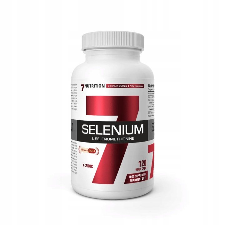 7Nutrition-Selenium-200uq-Zinc-120-kaps 7Nutrition Selenium 200uq + Zinc 120 kaps