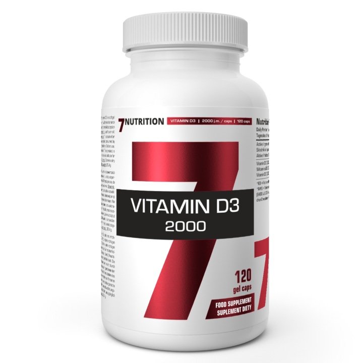 7Nutrition-Vitamin-D3-2000-IU-360-kaps-Witamina-D-Odpornosc-Kosci-Zdrowie 7Nutrition Vitamin D3 2000 IU 360 kaps. Witamina D Odporność Kości Zdrowie