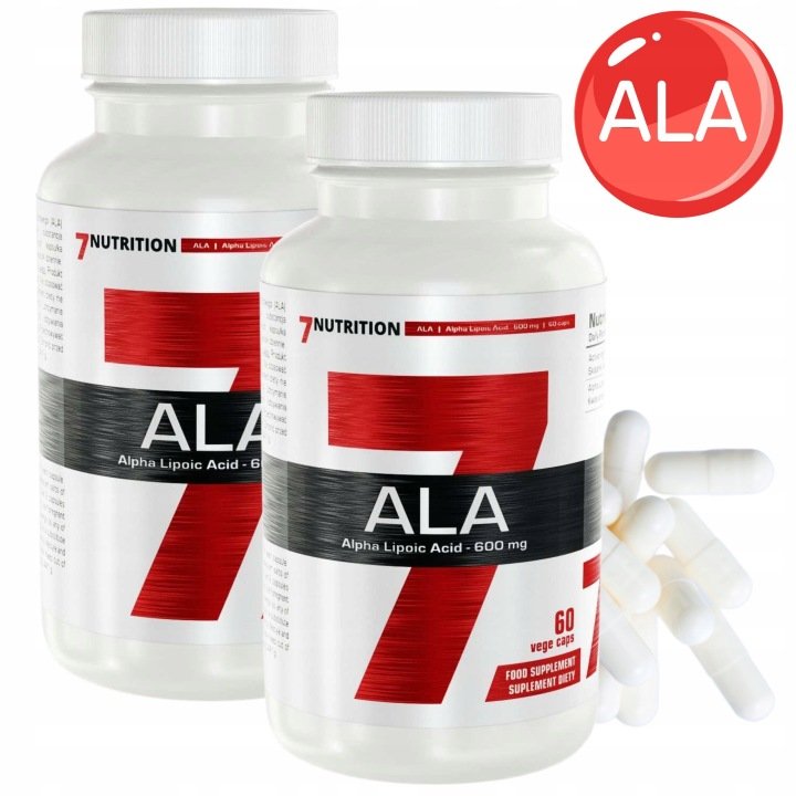 7nutrition-ALA-Kwas-Alfa-Liponowy-600-Lipoic-Acid-Tabletki-na-Odchudzanie 7nutrition ALA Kwas Alfa Liponowy 600 Lipoic Acid Tabletki na Odchudzanie