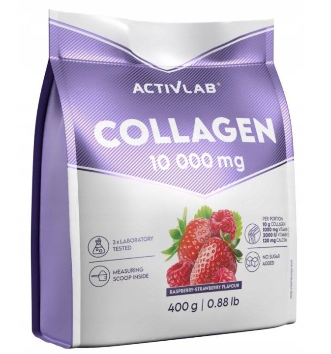 ACTIVLAB COLLAGEN 10000 MG 400G - MALINA-TRUSKAWKA