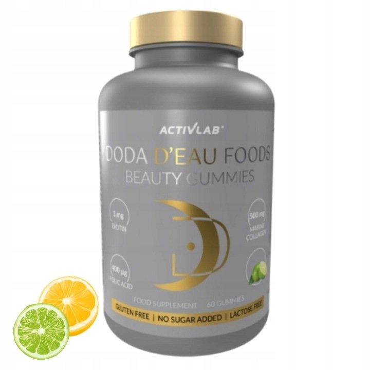 ACTIVLAB DODA D'EAU FOODS BEAUTY GUMMIES 60 ŻELEK – SUPLEMENT DLA URODY