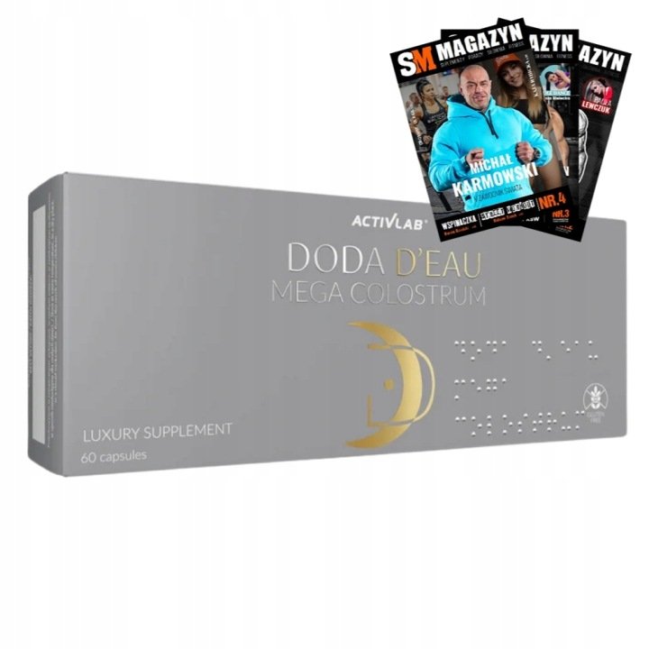 ACTIVLAB DODA D'EAU MEGA COLOSTRUM ODPORNOŚĆ 60 KAPS KOMPLEKS WZMOCNIENIE