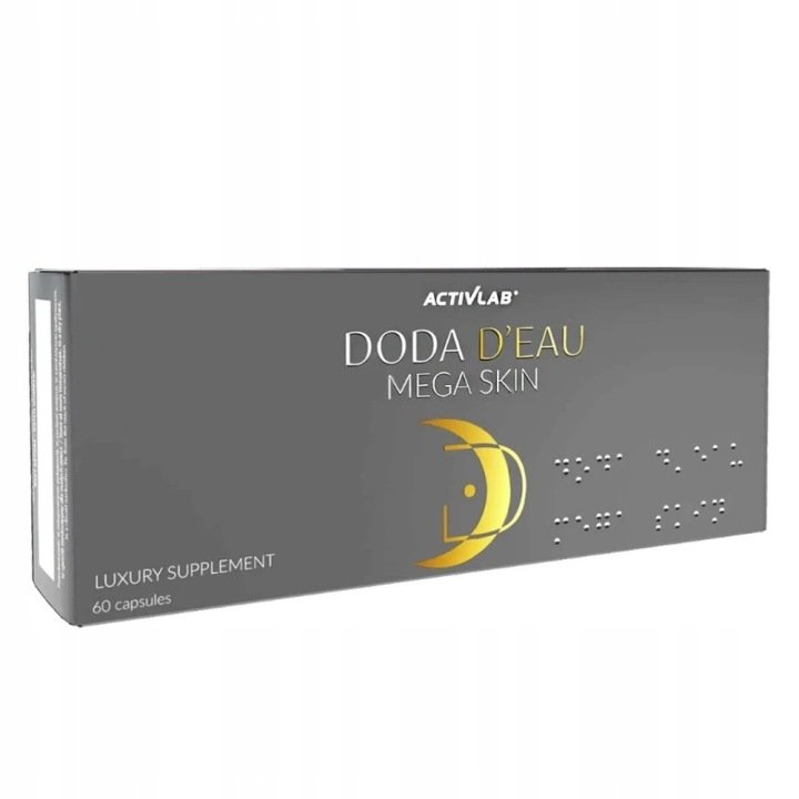 ACTIVLAB DODA D'EAU MEGA SKIN JĘDRNA SKÓRA 60 kaps Z EKSTRAKTEM Z WIESIOŁKA